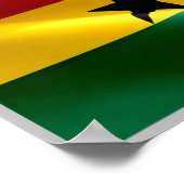 Ghana - Ghanese vlag - Poster (Hoek)