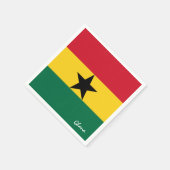 Ghana & Ghanian Flag party mode/sportfans Servet (Hoek)