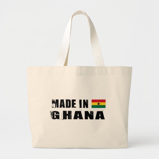 GHANA GROTE TOTE BAG (Voorkant)