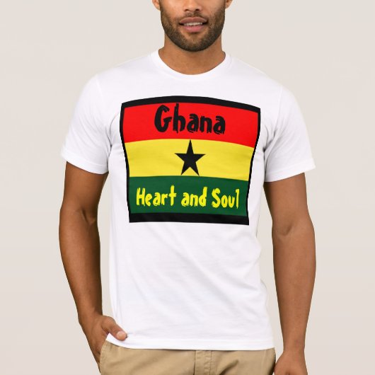 ghana-hart en ziel t-shirts (Voorkant)