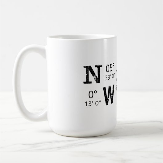 Ghana Icon Coffee mok (Links)