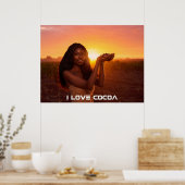 GHANA - IK HOU VAN COCOA POSTER (Keuken)