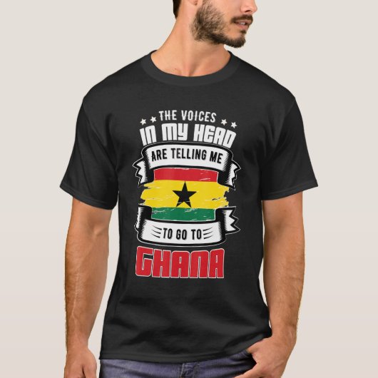 Ghana in mijn hoofd t-shirt (Voorkant)