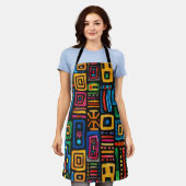 Ghana Kente Schort (Gedragen)