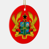 GHANA Keramische kerstversiering Keramisch Ornament (Rechts)