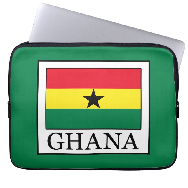 Ghana Laptop Sleeve (Voorkant)