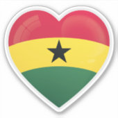 Ghana Liefdesicoon Sticker (Voorkant)