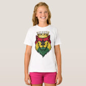 Ghana Lion King Flag T-shirt (Voorkant volledig)