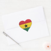 Ghana love flag pride hart sticker (Envelop)