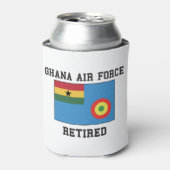Ghana Luchtmacht met pensioen Blikjeskoeler (Blikje Voorkant)