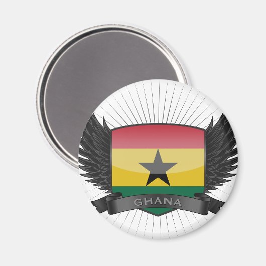 GHANA MAGNEET (Voorkant / Achterkant)