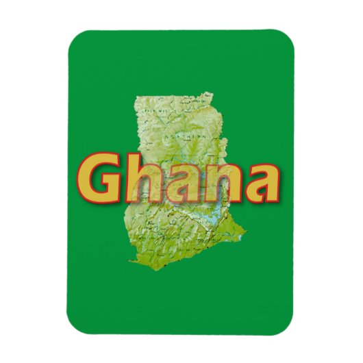 Ghana Magneet (Verticaal)