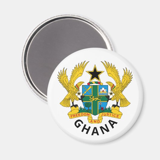 Ghana mantel magneet (Voorkant / Achterkant)