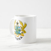 Ghana mantel mok koffie (Voorkant links)