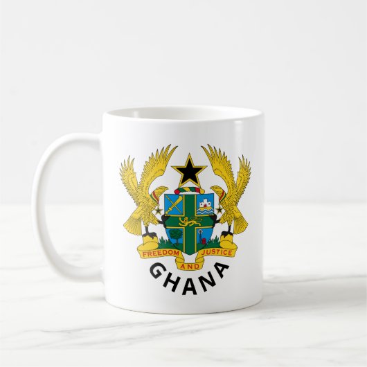 Ghana mantel mok koffie (Links)