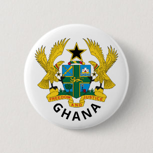 Ghana mantel ronde button 5,7 cm