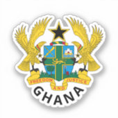 Ghana mantel sticker (Voorkant)