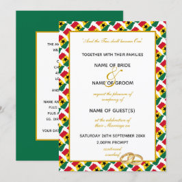 GHANA MAP met legant Script Ghanaian Weddenschap Kaart