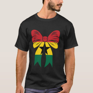 Ghana Meisje Coquette Boog Schattig Delicaat Lint T-shirt