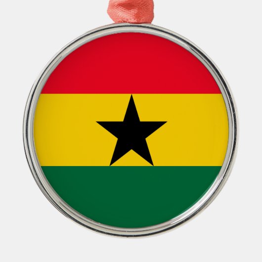 Ghana Metalen Ornament (Voorkant)