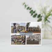 Ghana - Mozaïek - Briefkaart (Staand voorkant)