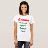 Ghana naties verenigt t-shirts (Voorkant volledig)