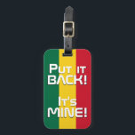 Ghana National Flag Patriotic Bagagelabel<br><div class="desc">Het Patriottisch Bagagelabel met de Ghanese vlag op de ene kant van het label. Landnaam geschreven met het levendige lettertype is geïntegreerd in het ontwerp aan de onderkant. Tekst kan volledig worden aangepast met de functie "Aanpassen!". De andere kant van het label is gereserveerd voor uw informatie. Dit schattige Ghana...</div>