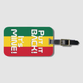 Ghana National Flag Patriotic Bagagelabel (Voorkant (horizontaal))