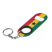 Ghana National Flag Patriotic Mini Flessenopener (Voorkant Gekanteld)