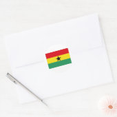 Ghana National Flag Ronde Sticker (Envelop)