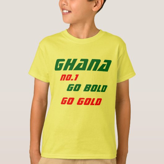 Ghana Olympische t-shirts (Voorkant)