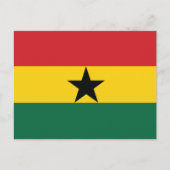 Ghana Plain Flag Briefkaart (Voorkant)