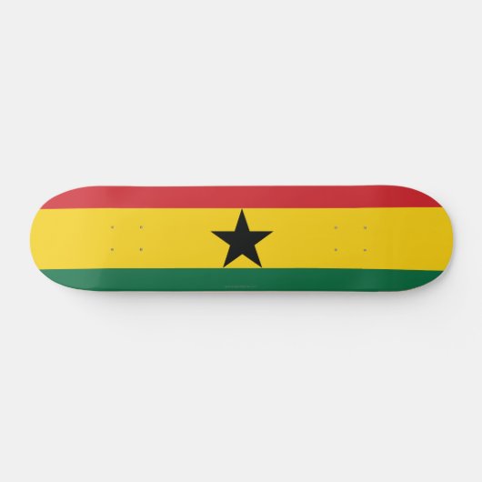 Ghana Plain Flag Persoonlijk Skateboard (Horizontaal)