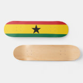 Ghana Plain Flag Persoonlijk Skateboard (Horizontaal)