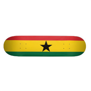 Ghana Plain Flag Persoonlijk Skateboard
