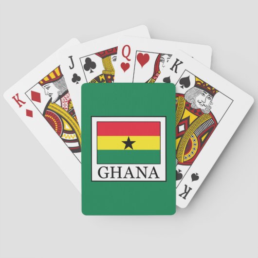 Ghana Pokerkaarten (Achterkant)