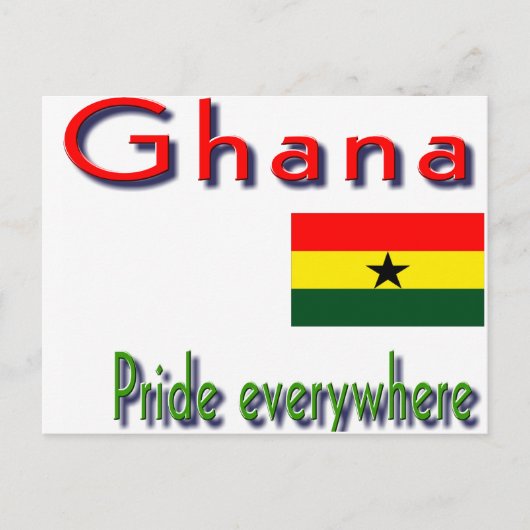 Ghana pride briefkaart (Voorkant)