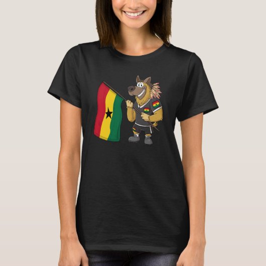Ghana Rasta Dog T-shirt (Voorkant)