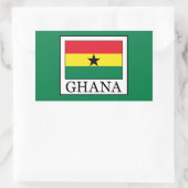 Ghana Rechthoekige Sticker (Tas)