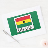 Ghana Rechthoekige Sticker (Envelop)