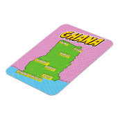 Ghana Reiskaart Magneet (Linkerzijde)