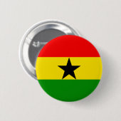 Ghana Ronde Button 5,7 Cm (Voorkant /achterkant)