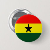 ghana ronde button 5,7 cm (Voorkant /achterkant)