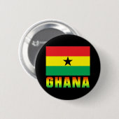 Ghana Ronde Button 5,7 Cm (Voorkant /achterkant)