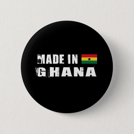 GHANA RONDE BUTTON 5,7 CM (Voorkant)