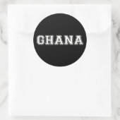 Ghana Ronde Sticker (Tas)