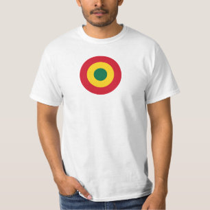 Ghana rondel land vlag symbool leger militaire ci t-shirt