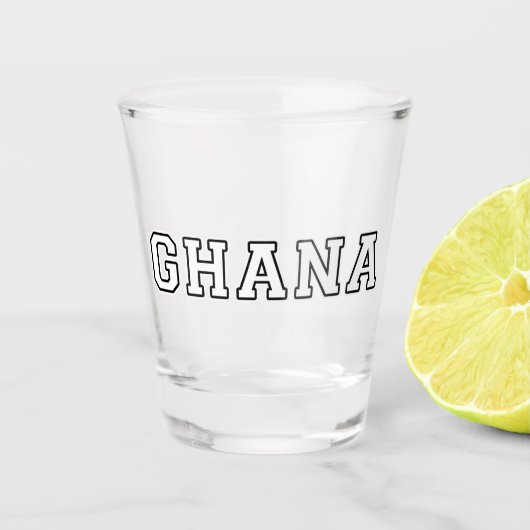 Ghana Shot Glas (Voorkant)