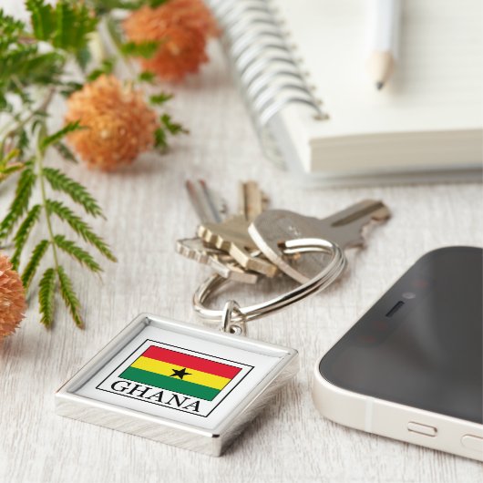 Ghana sleutelhanger (Zijkant)