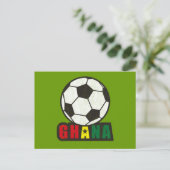 Ghana Soccer Briefkaart (Staand voorkant)